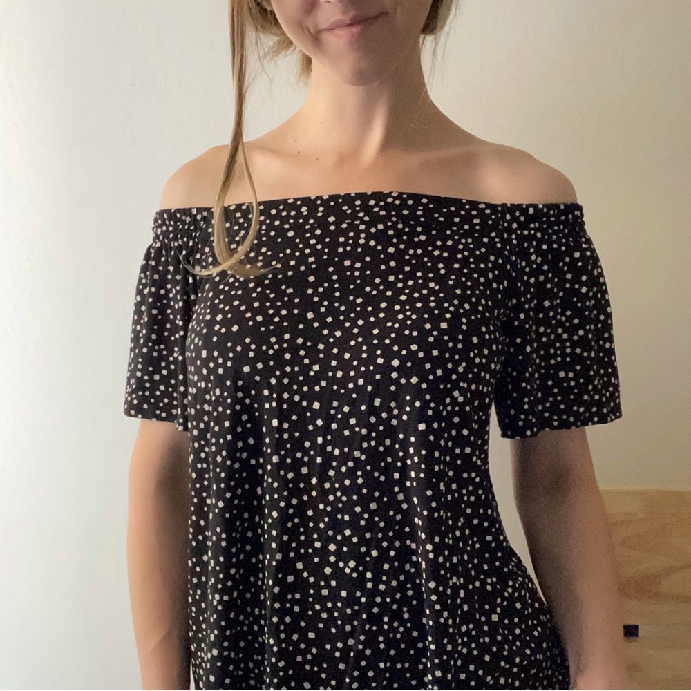 Black & White Blouse